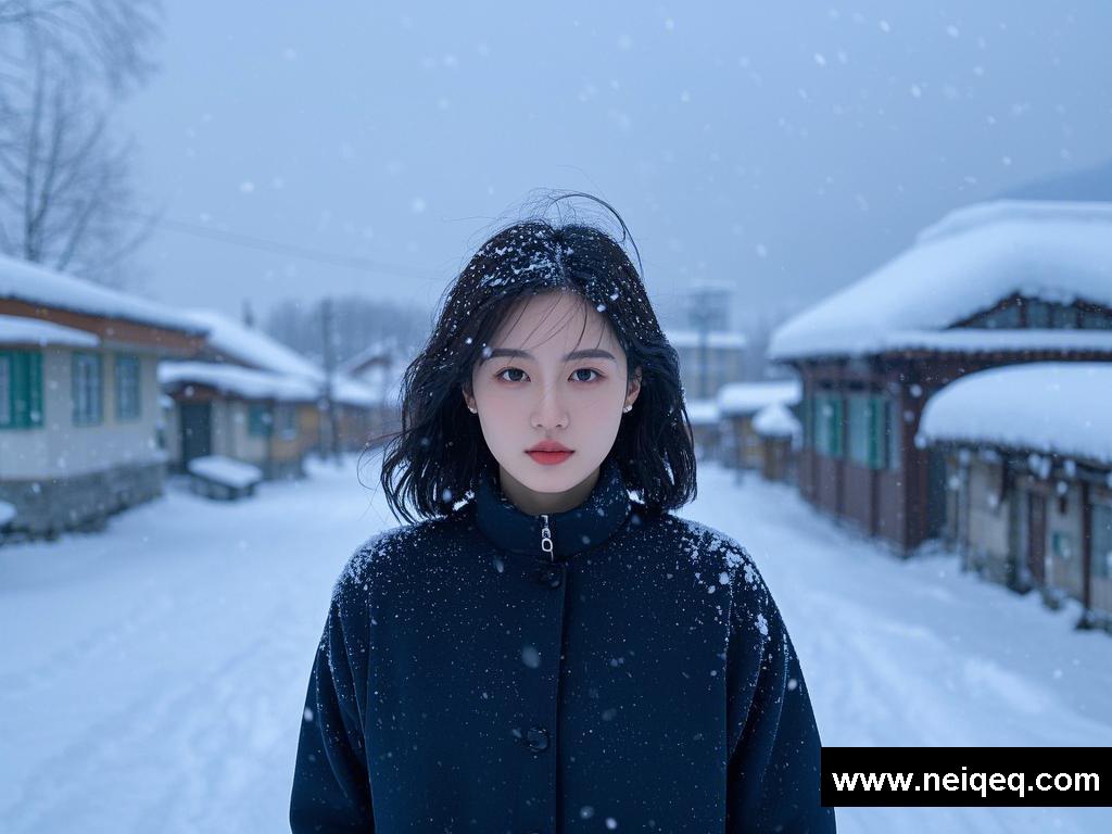 雪景之中的别样容颜与朦胧情愫