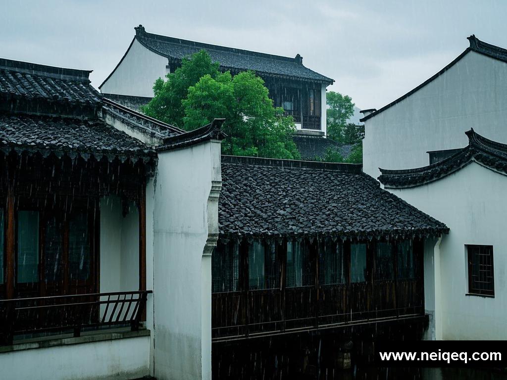 雨景中的别样风姿