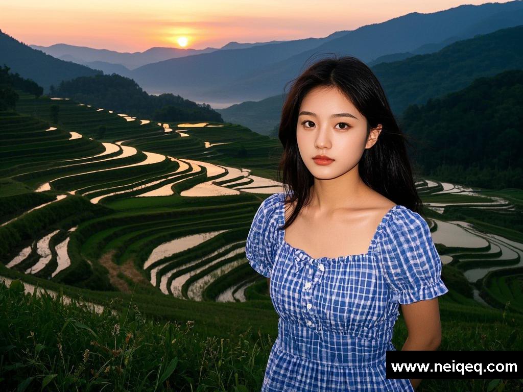 画境寻情：梯田余晖下的心动