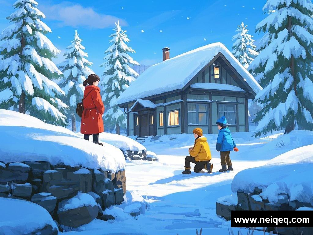 冬日雪景里的别样故事