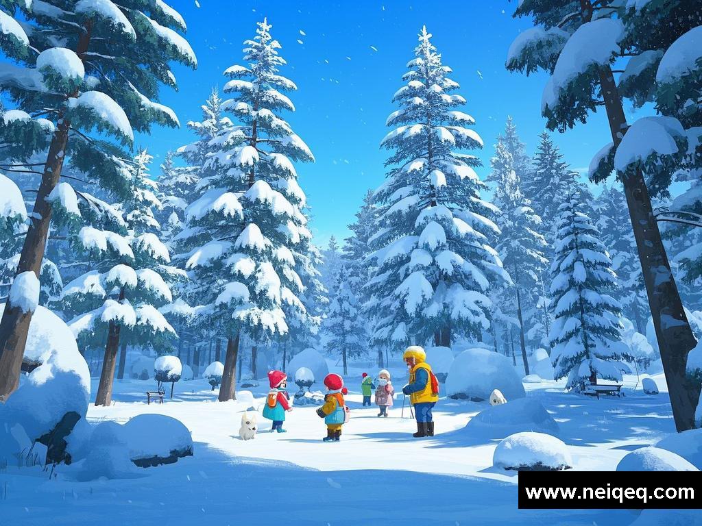 冬日雪景里的别样故事
