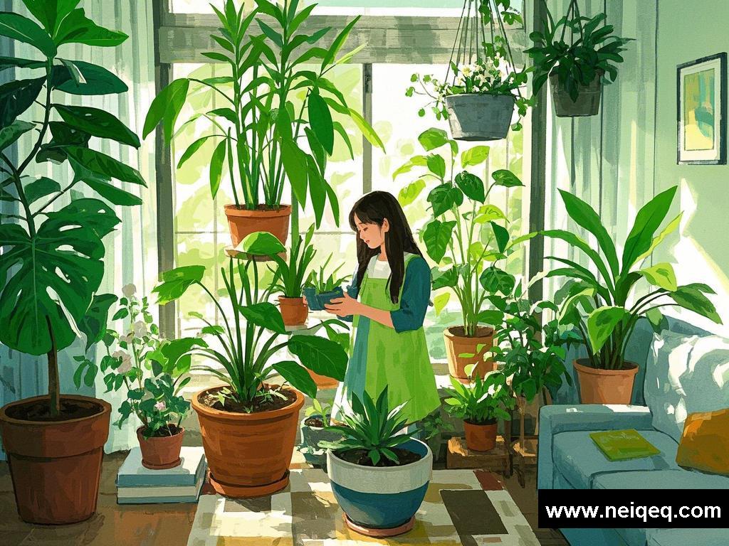 花草绿植间的情感与成长