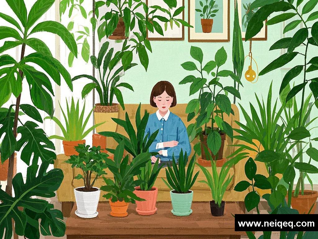 花草绿植间的情感与成长