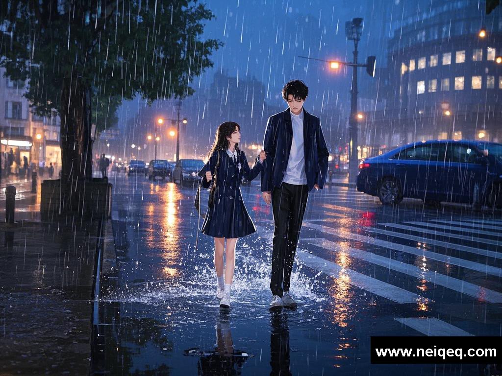 雨幕中的邂逅与心动