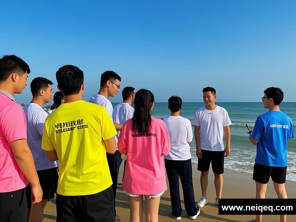 海边团建的心动时光