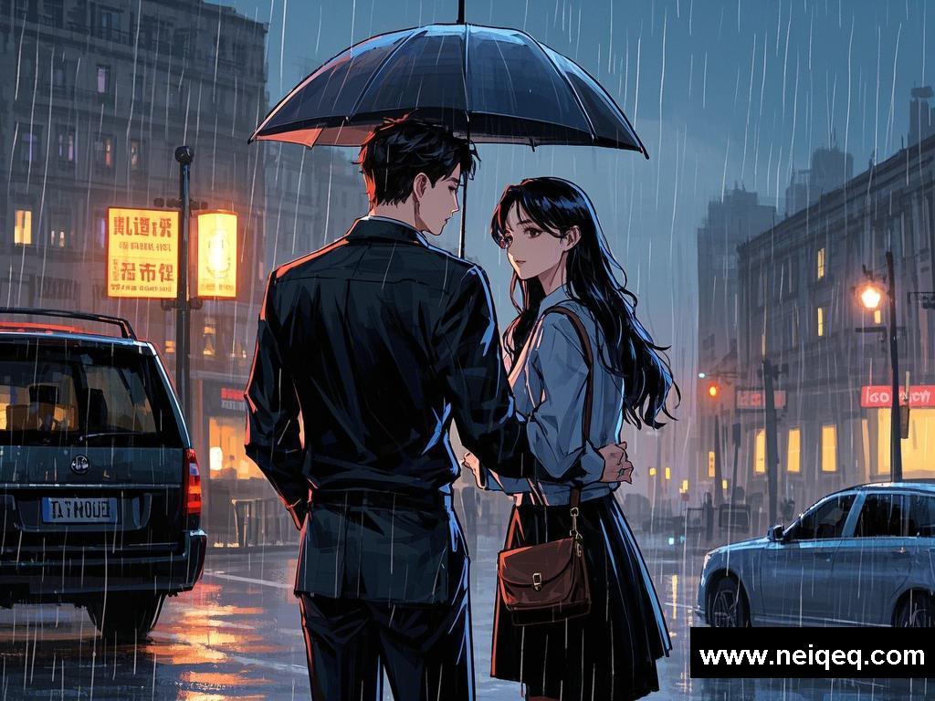 雨中的奇妙邂逅与情感升温