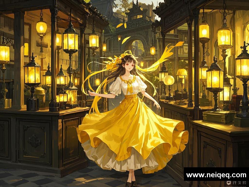 惊！裙摆与背景交织，竟牵扯出炼化黄金叶的神秘爱恋