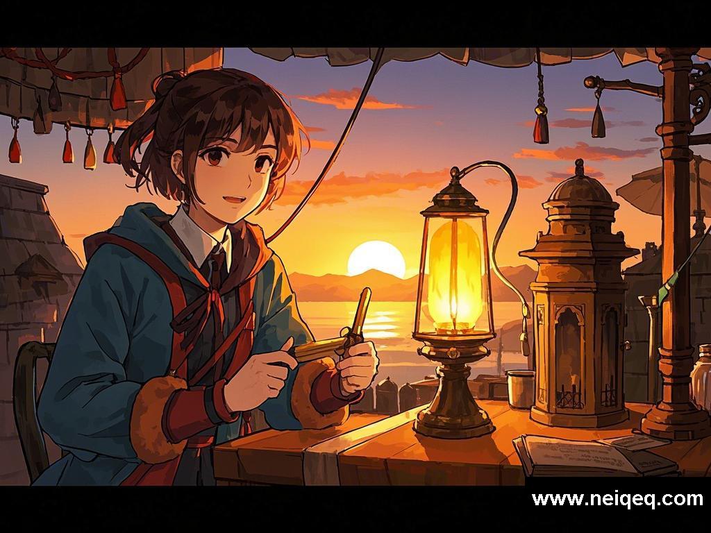 惊!日出下的奇幻冒险,一剑通神与灯具背后藏着什么秘密?