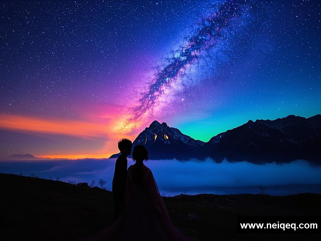 星空之下情渐生
