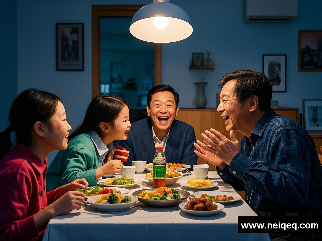 餐桌旁的欢乐时光：光影中的搞怪与笑话