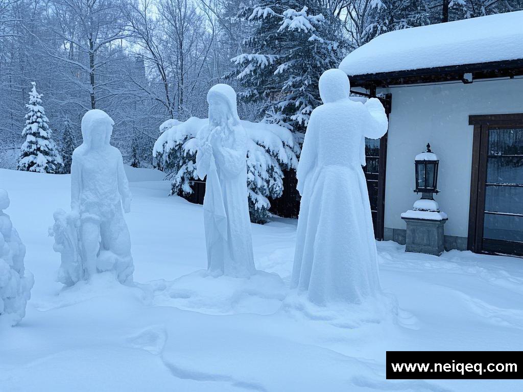 雪景中的妙思