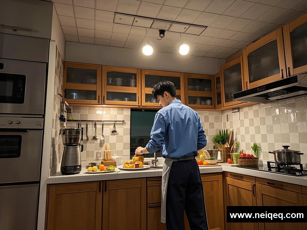 厨房中的别样邂逅与心动瞬间