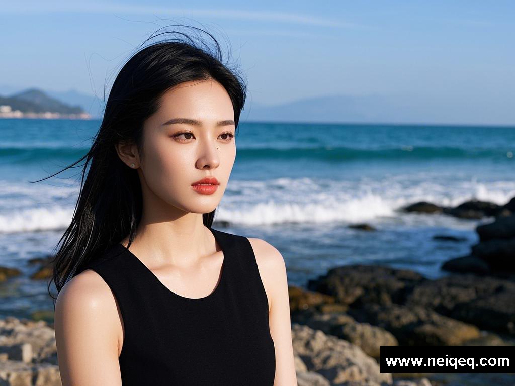 海滨邂逅：爱与美的交织