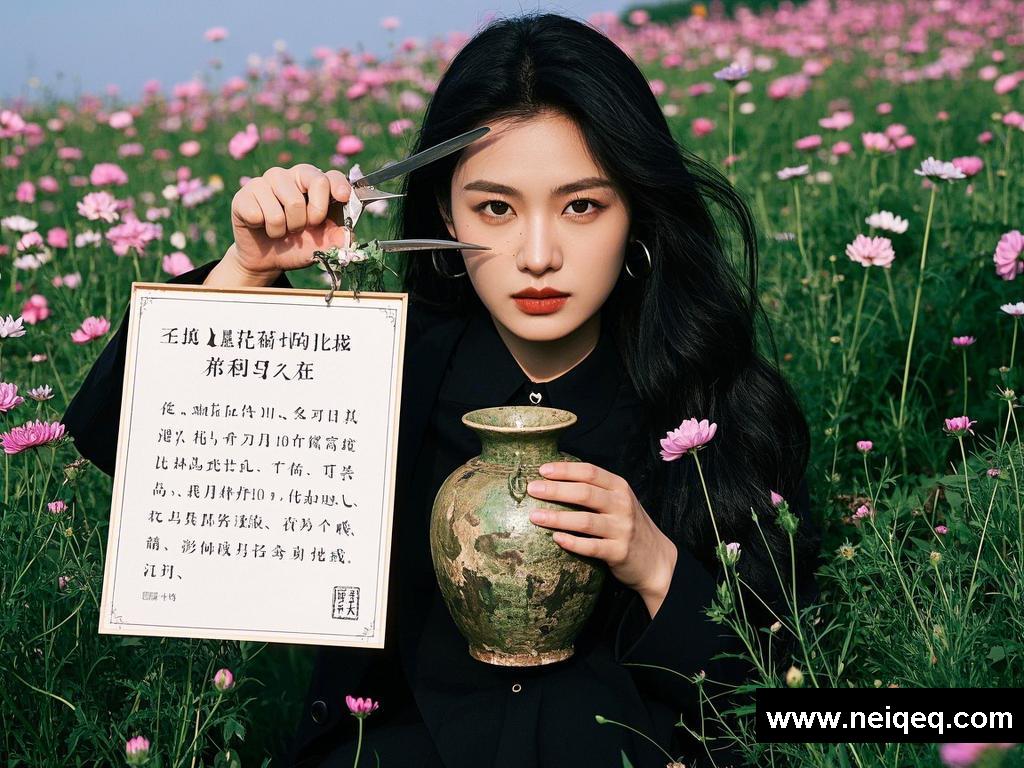 花海间的风格邂逅与代言之旅