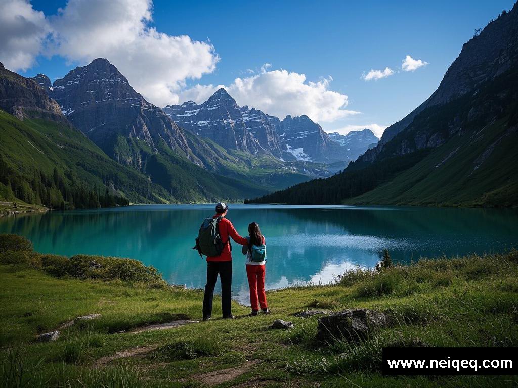 湖畔邂逅：山水间的心动之旅