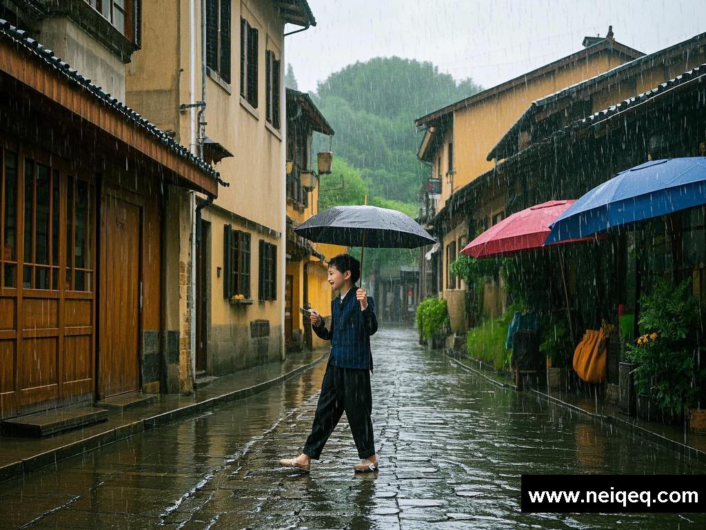 雨中的别样欢乐时光